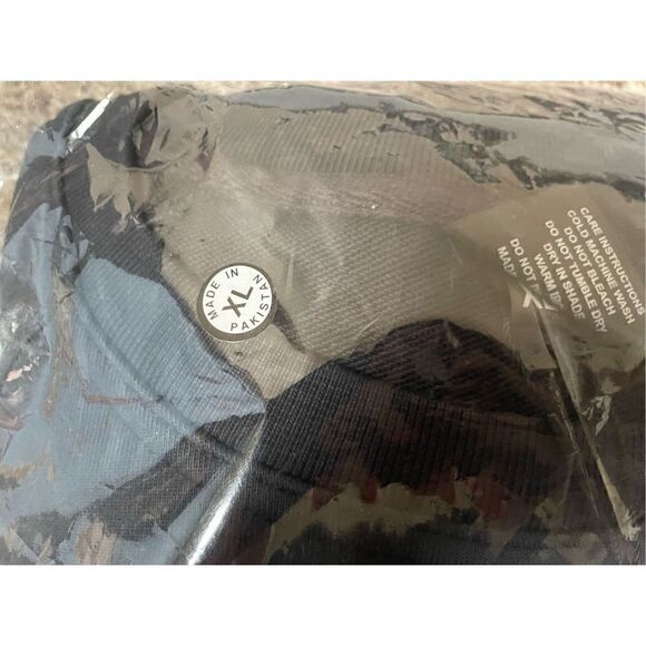 Republic of Great Men Size XL Noir Black Lounge Cozy Set Pants Shirt NWT - Picture 4 of 7